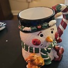 CIC 'Tis the Season' Figural Snowman Mug, Ceramic/Porcelain, Multicolor lot 9690 — photo 5