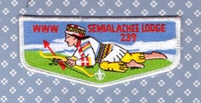 OA Semialachee  239  - Wht  Bdr  -Mint-