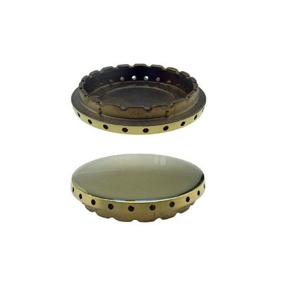 NARDI QUICK FLAME RETARDANT POLISHED PERFORATED BRASS HOB
