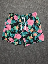 Chubbies Mens The Midnight Flowers 5.5” Classic Swim Trunks Small Lined