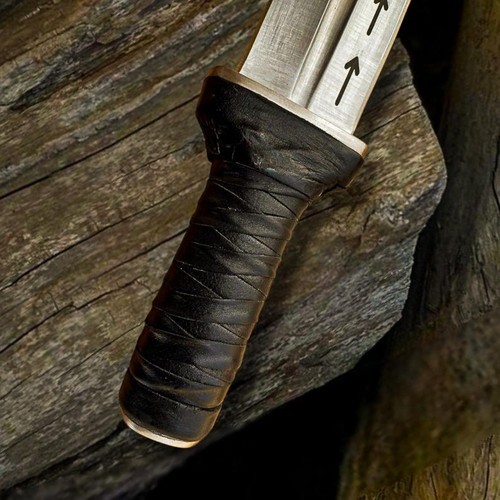 Custom Handmade Carbon Steel Blade Thorfinn Dagger Knife| Hunting Knife| Camping - Picture 6 of 6