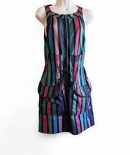 Marc by Marc Jacobs Women's Sleeveless Mini Dress Multicolor with Pockets Size 4