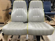 Freedman Seating Company Used Double Bus Seat Medium Flint Left Side Armrest