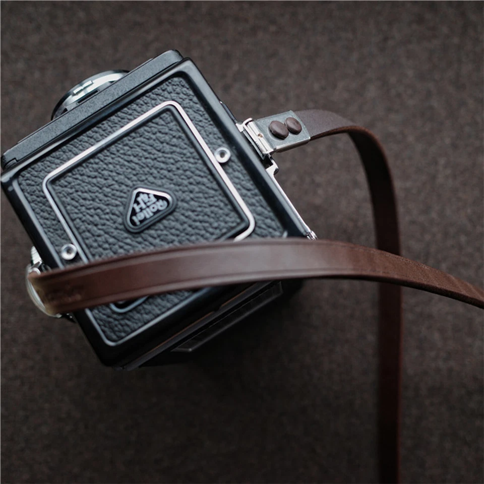 Correa de hombro de cuero para cuello para cámara TLR Rolleiflex 2.8F 3.5F 2.8E Foto 3 de 4