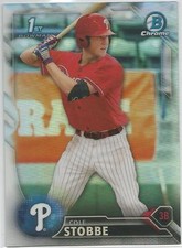 Cole Stobbe Philadelphia Phillies 2016 Bowman Chrome Draft Refractor