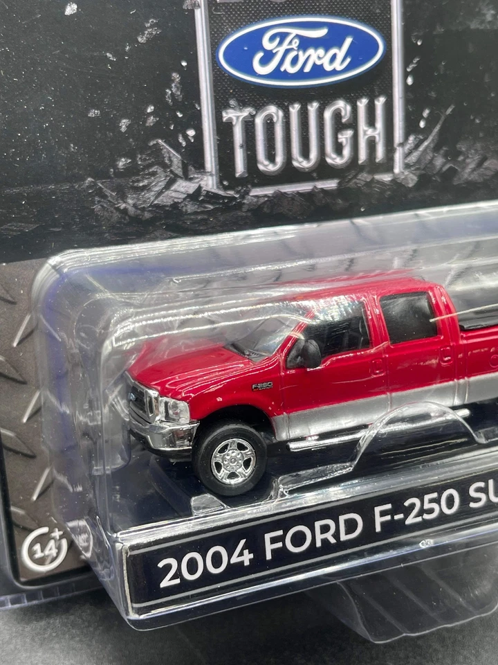 MOTORMAX 2004 福特 F-250 卡车 Toreador 红色/银色 LP 1: 64 压铸独家 — 第 4/4 张图片