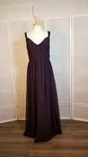   dress size 12  color eggplant  designer Hayley Paige