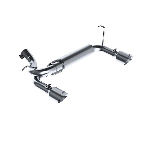 MBRP S5528AL for 07-18 Jeep Wrangler/Rubicon 3.6L/3.8L V6 Axle-Back Dual Rear E - Picture 2 of 12