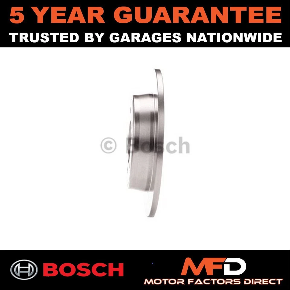 Brake Disc Rear Bosch Fits Hyundai i30 Kia Cee'D Pro + Other Models - Image 2 of 4