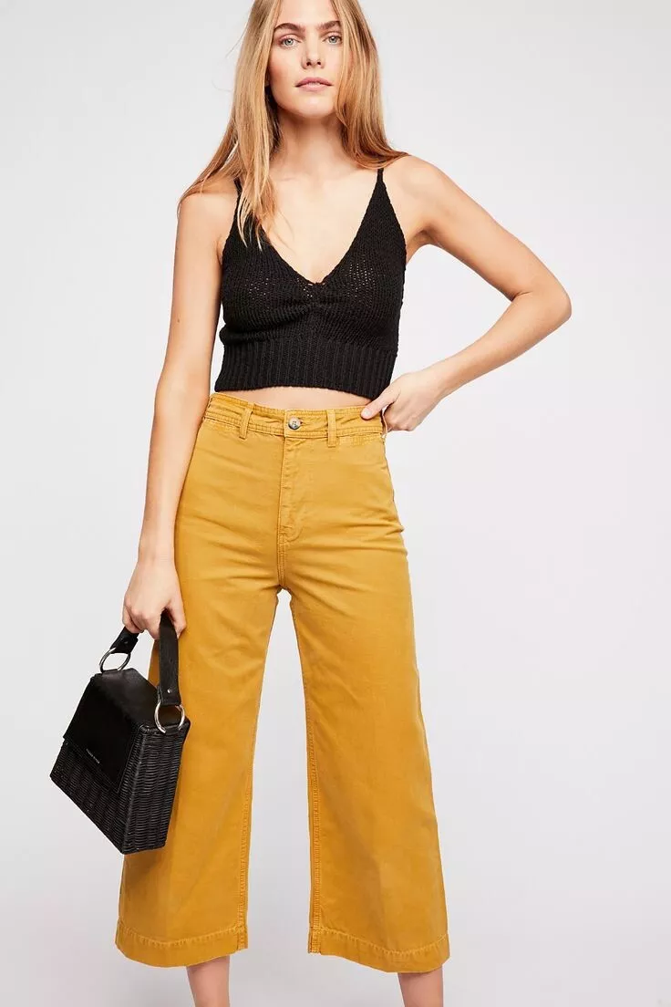 We the free by free people patti crop cotton best sale pants
