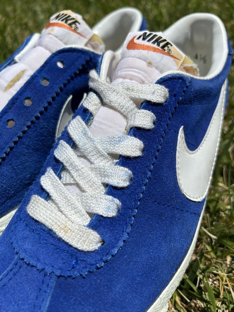 VTG 1970s Nike Bruin Suede Low Taiwan Shoes Blue 4.5 OG Logo VTG 1970s Nike Bruin Suede Low Taiwan Shoes Blue 4.5 OG Logo