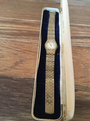 Vintage Bentima  Star Gold Plated Watch in Original Box