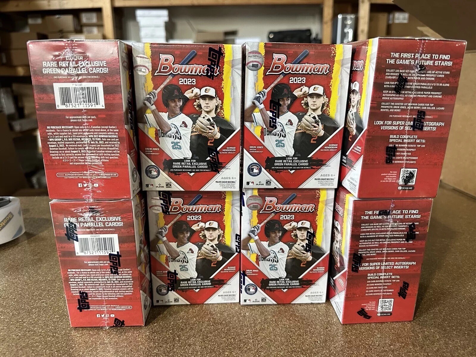 LOT OF 8 2023 BOWMAN BASEBALL FACTORY SEALED BLASTER BOX MLB O eBay