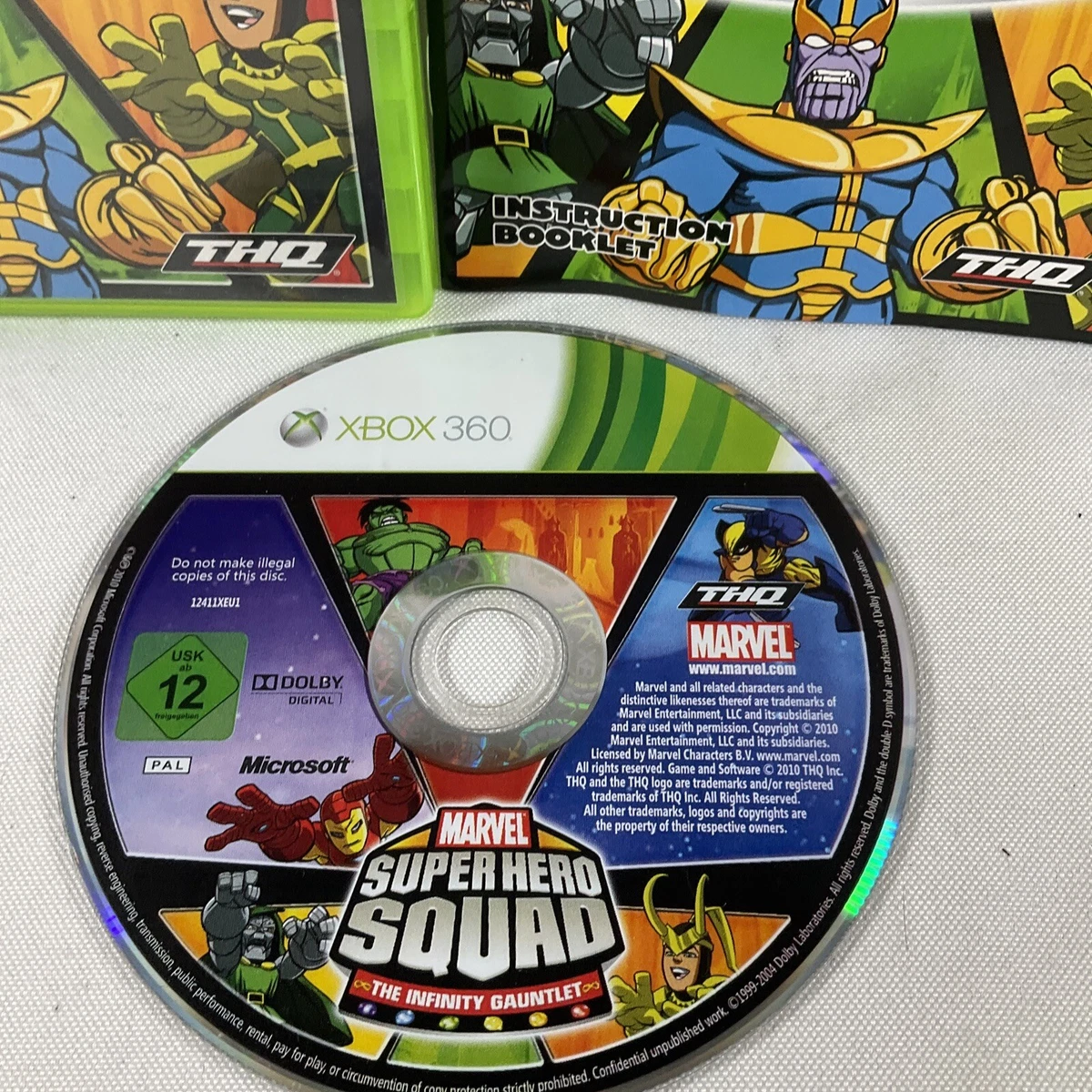 Marvel Super Hero Squad Infinity Gauntlet Xbox 360 Action Video