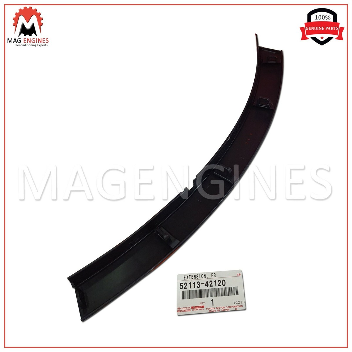 52113-42120 GENUINE OEM EXTENSION, FRONT BUMPER 5211342120 | eBay
