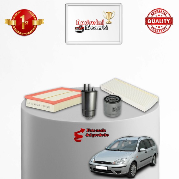 Set Service 4 Filter Ford Focus 1.8 Tddi 55KW 75CV Von 1999->-image