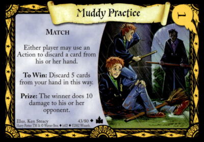 Harry Potter TCG Adventures at Hogwarts #43 Muddy Practice