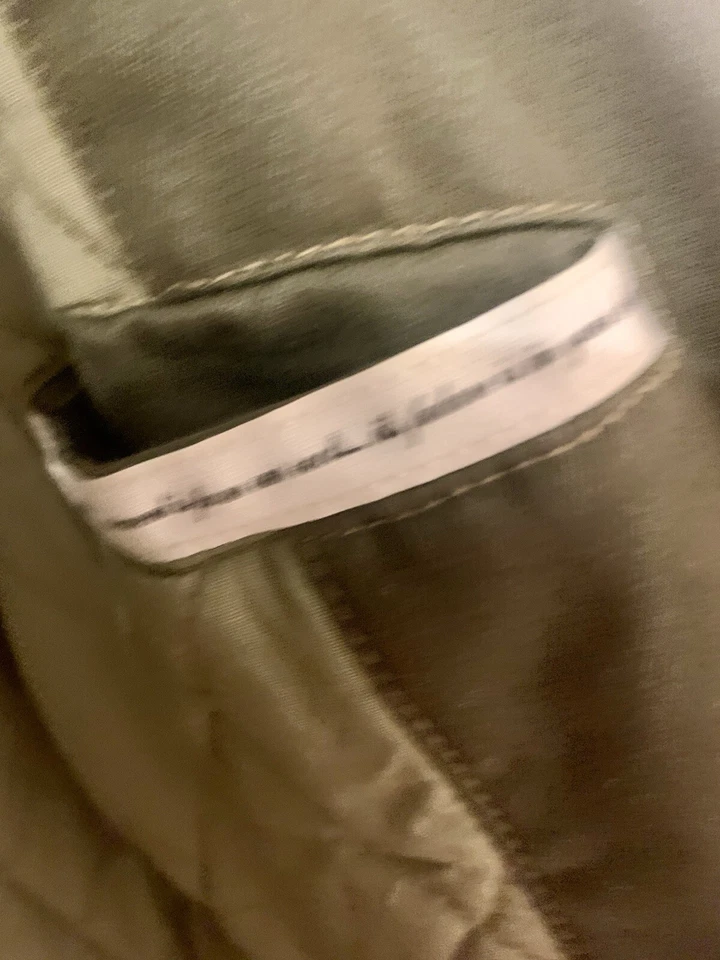 Chaqueta Lee Caqui Doble Pecho Cuello Polar Talla L Damas Foto 4 de 4