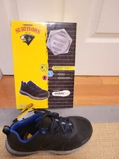 Herman Survivors Cassle Womens Black Composite Toe Work Safety Shoes Sz 8 & More