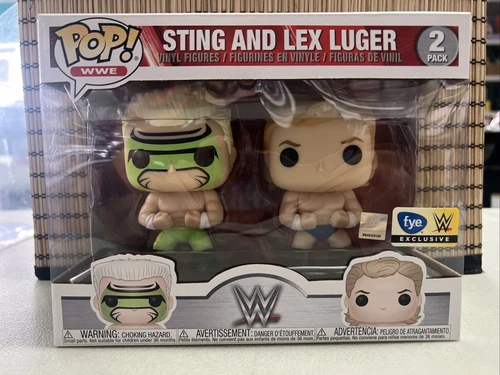 Funko Pop! WWE Sting And Lex Luger (FYE Exc) 2 pack Vinyl Figure W/protector