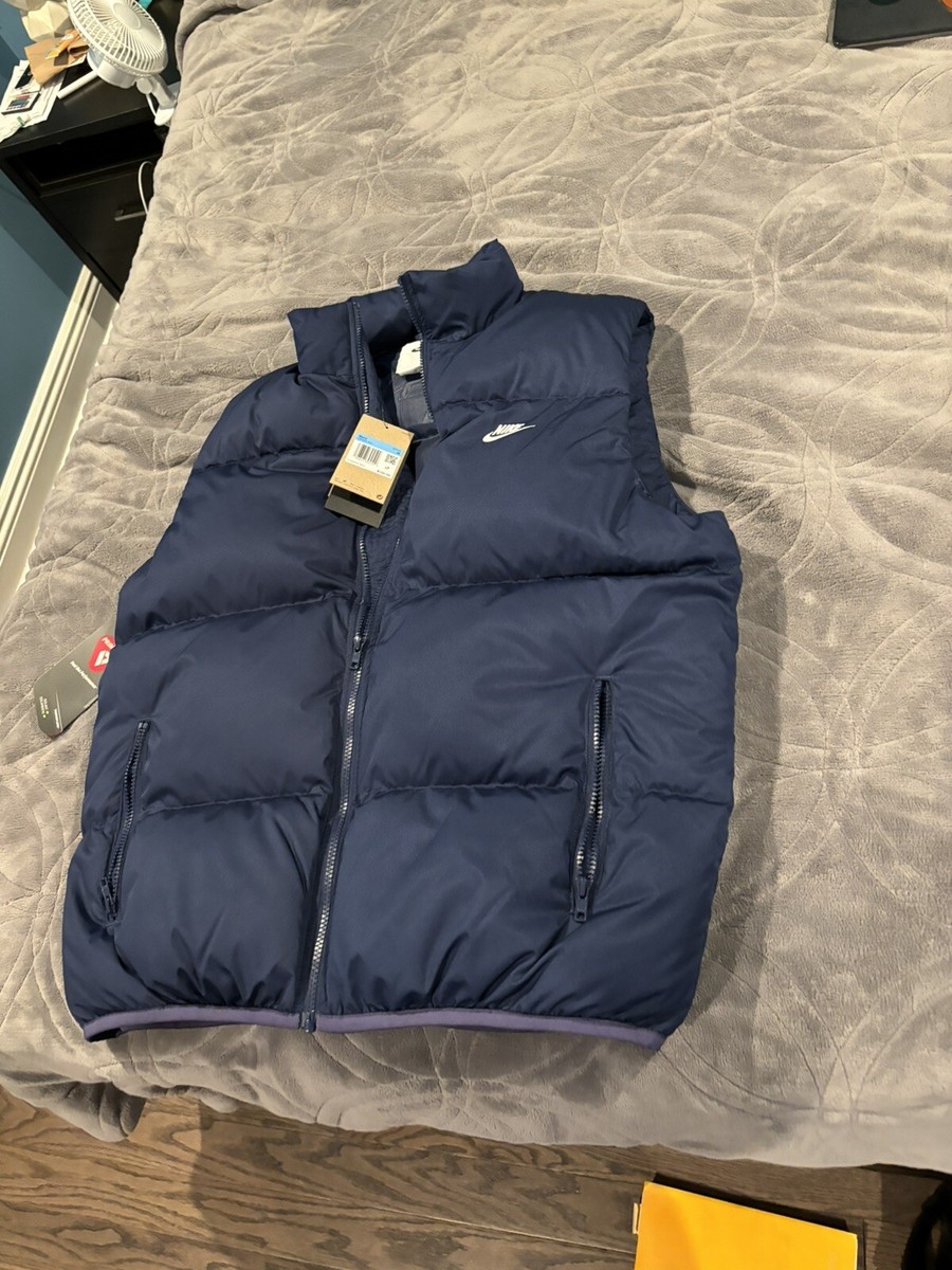 NIKE PRIMALOFT VEST プリマベスト XL 極美品 Nike Sportswear PrimaLoft Water-Repellent Puffer Vest Navy