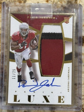2015 GOLD David Johnson Panini LUXE 3-Color RC AUTO PATCH RPA SP #D/25 FRAMED