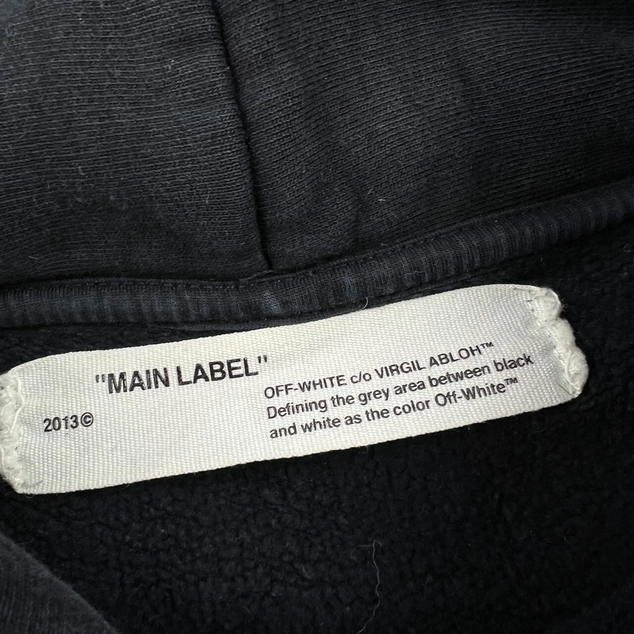 Felpa con cappuccio ricamata Off White Ferns