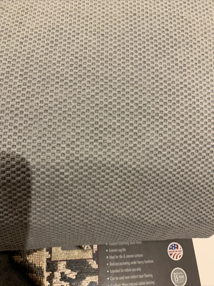 REVERSIBLE RUG PAD NON SLIP RUG PAD FOR HARD SURFACE AND OVER A CAREPT 8’x10’ - Image 2 of 4