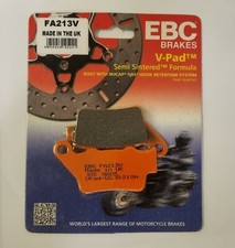 REAR SEMI SINTERED BRAKE PADS FOR CCM SR 40 Street Scrambler 2007-2009 FA213V