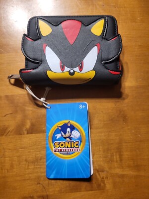 Sonic the Hedgehog Loungefly Shadow Cosplay Zip Around Bifold Wallet