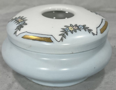 1916 Hair Receiver from Z.S. & Co. Bavaria Hand painted by Artist E. Hawes