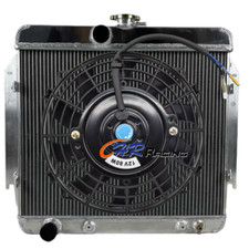 3 Row Aluminium Radiatorfan For 1965 1966 Dodge Dart Plymouth Valiant 4.5l