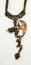 Alchemy Gothic RIEDERS AXE Pendant Necklace N...
