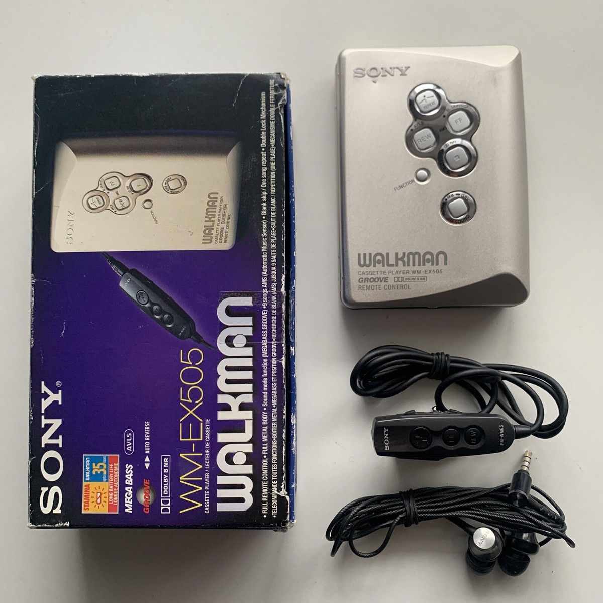 SONY カセットウォークマン　WM-505 Sony WM-505 ▷ Walkman.land
