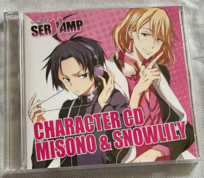 Japanese anime Servamp CD CHARACTER CD MISONO & SNOWLILY