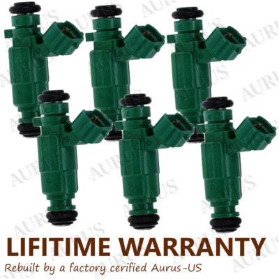 OEM Bosch 6 FUEL INJECTORS FOR 99-09 Hyundai Santa Fe Sonata Tucson  35310-37150