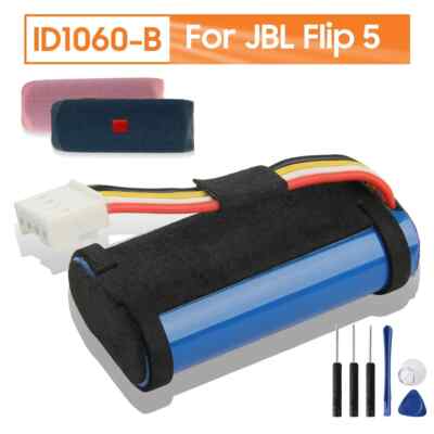 Battery ID1060-B For JBL Flip 5 Flip5 Bluetooth Audio Outdoor Speaker 4800mAh