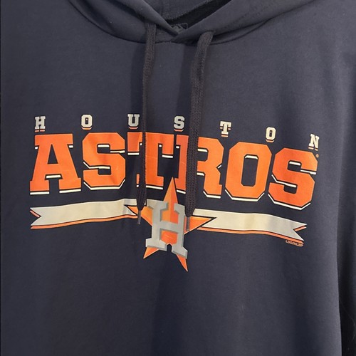 Genuine Merchandise Houston Astros Hoodie Pullover Sweatshirt Size L Blue - Picture 2 of 7
