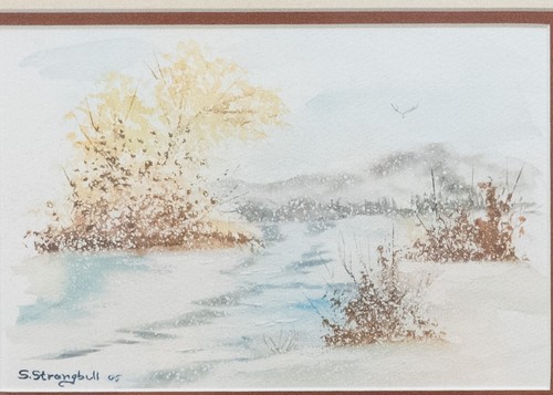 Original Watercolor by Samantha 'Sami' Strongbull EARLY SNOW (MBP65) - Picture 2 of 8