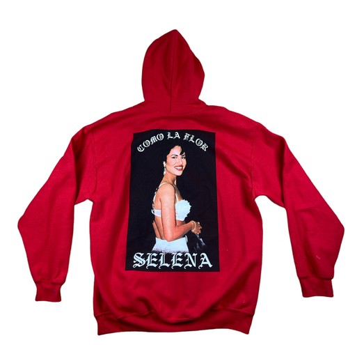 womens selena red hoodie Oversized 
