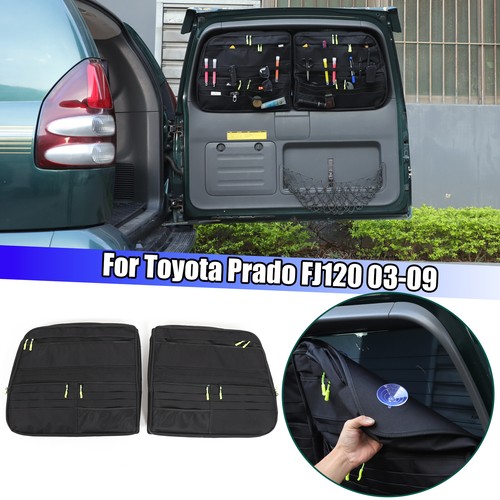 Tailgate Rear Door Trunk Storage Bag Organizer For Toyota Prado FJ120 03-09 - Foto 1 di 23
