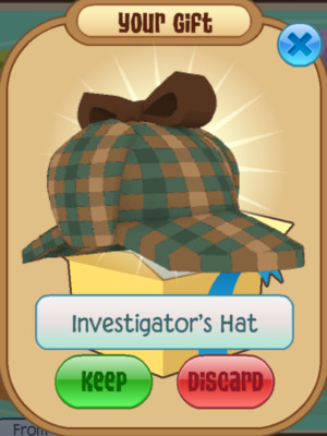 Animal Jam Classic (AJC) | Brown Investigator's Hat (READ DESCRIPTION)