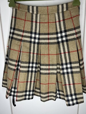 Burberry Women's Skirt Nova Check Beige Size 32