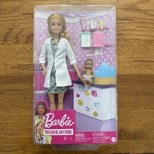 Mattel Barbie You Can Be Anything Doctor  Pediatrician Baby Playset New Toy
