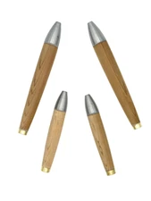 Natural Cedar Plug Trolling Lure - Unrigged