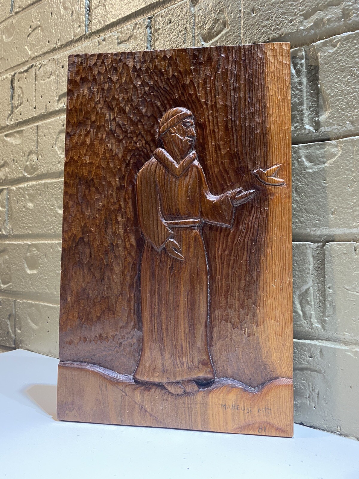Saint Francis Wooden Carving eBay