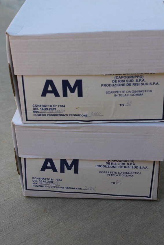 NEW genuine Italian Navy military Deck sneaker Shoes Vintage