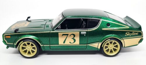 Maisto 1/24 Nissan Skyline 2000 GT-R KPGC110 1973 Green Diecast Scale Model Car - Picture 4 of 8