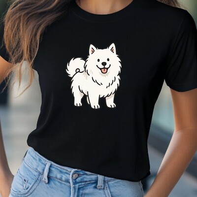 T-Shirt Samojede Hund   Süßes Polarhund-Motiv für Hundefans, Geschenkidee 