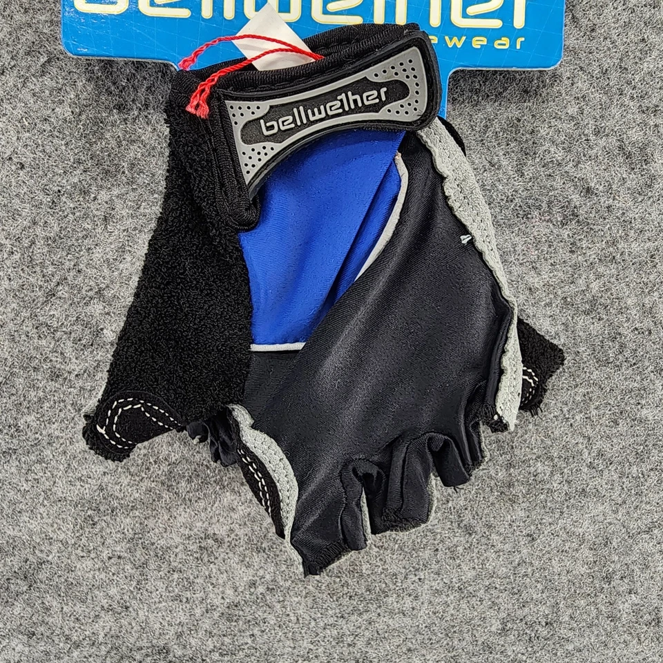 Guantes de ciclismo Bellwether para mujer grandes azules sin dedos Supreme Foto 3 de 4